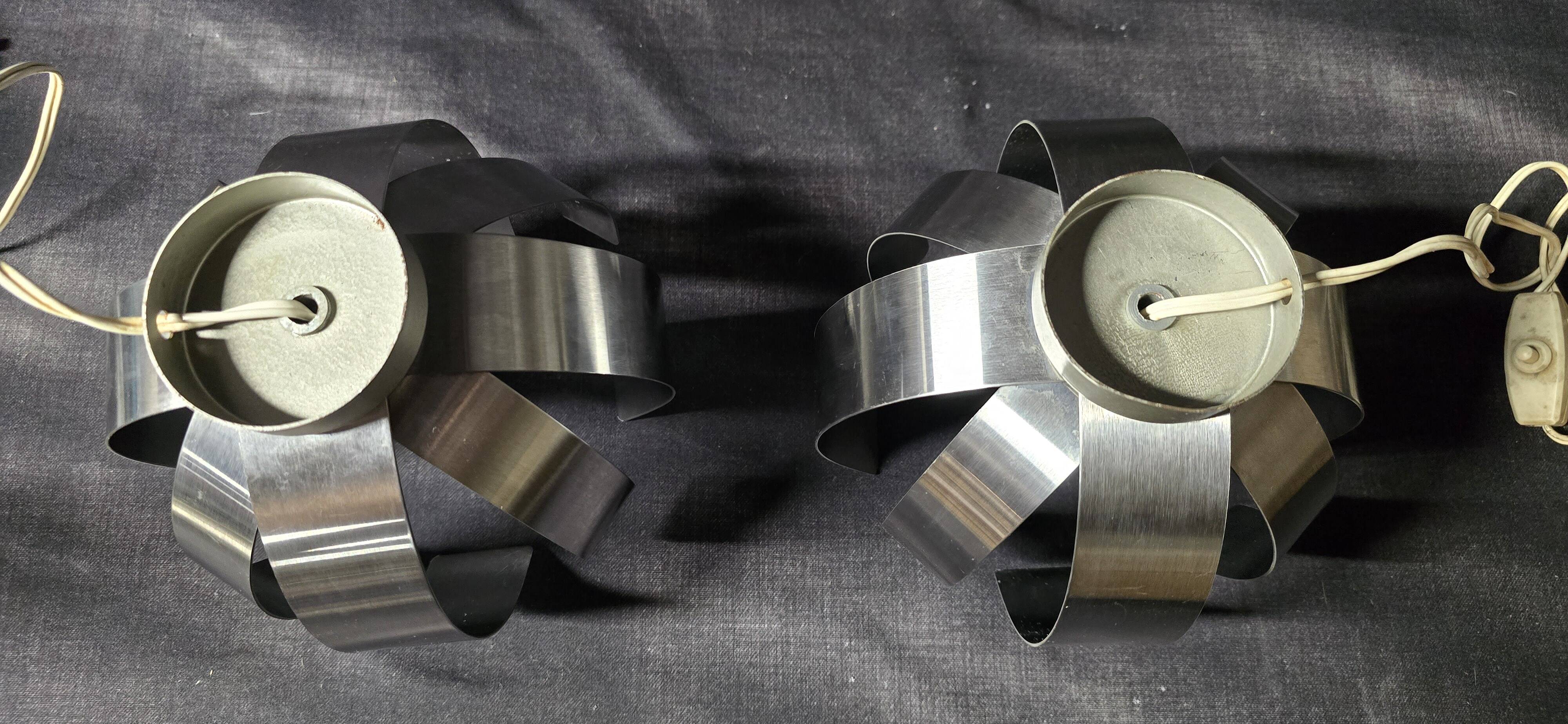 Pair of table lamps or wall lights by Jocelyne Trocmé for Oxar