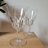 Set of 2 Baccarat Côte d'Azur wine glasses