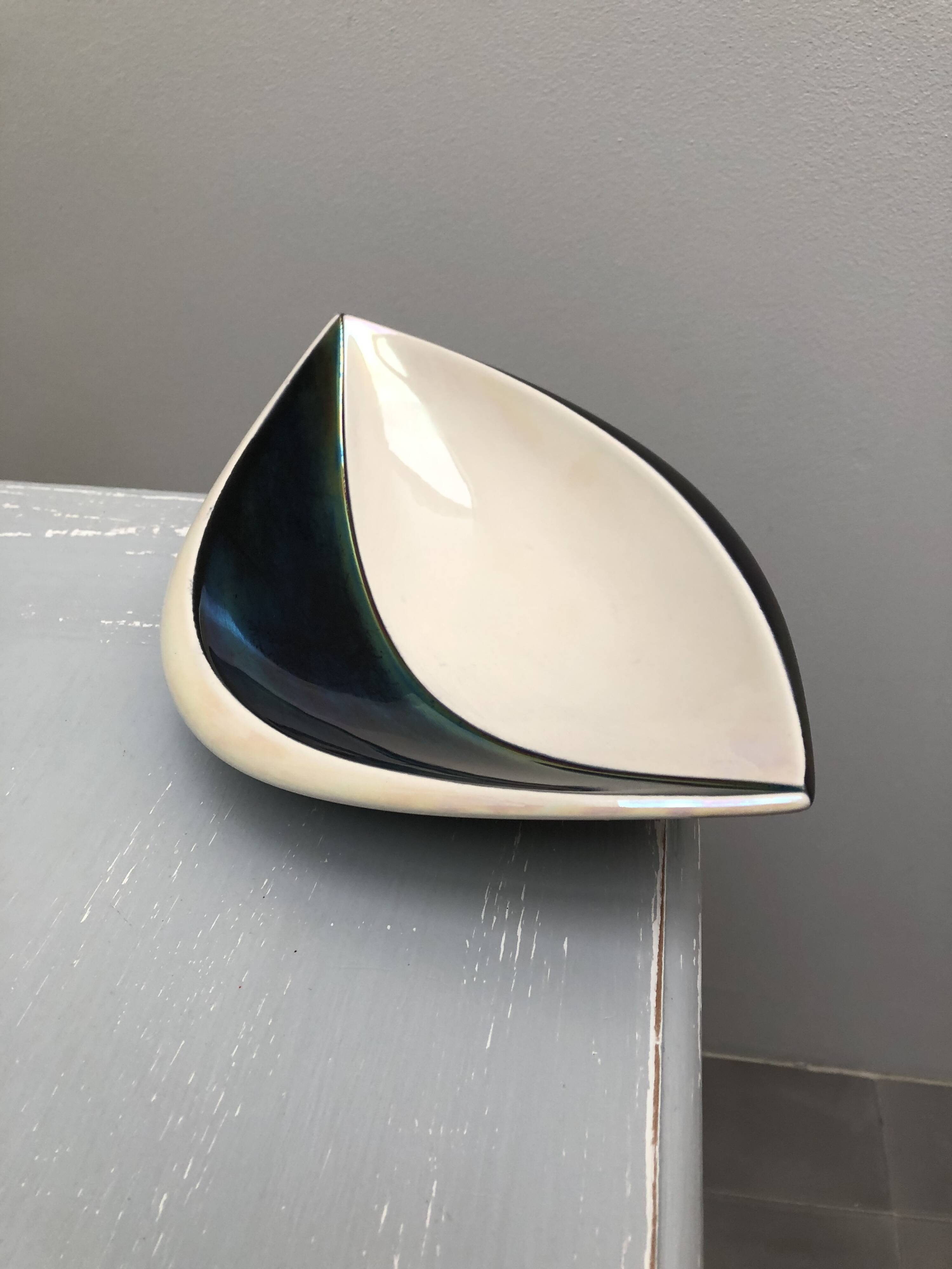 50s/60s designer storage cup. Verceram