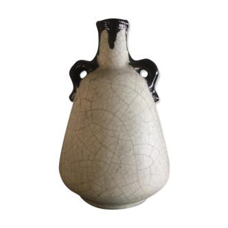 Vase soliflore en céramique craquelée orchies