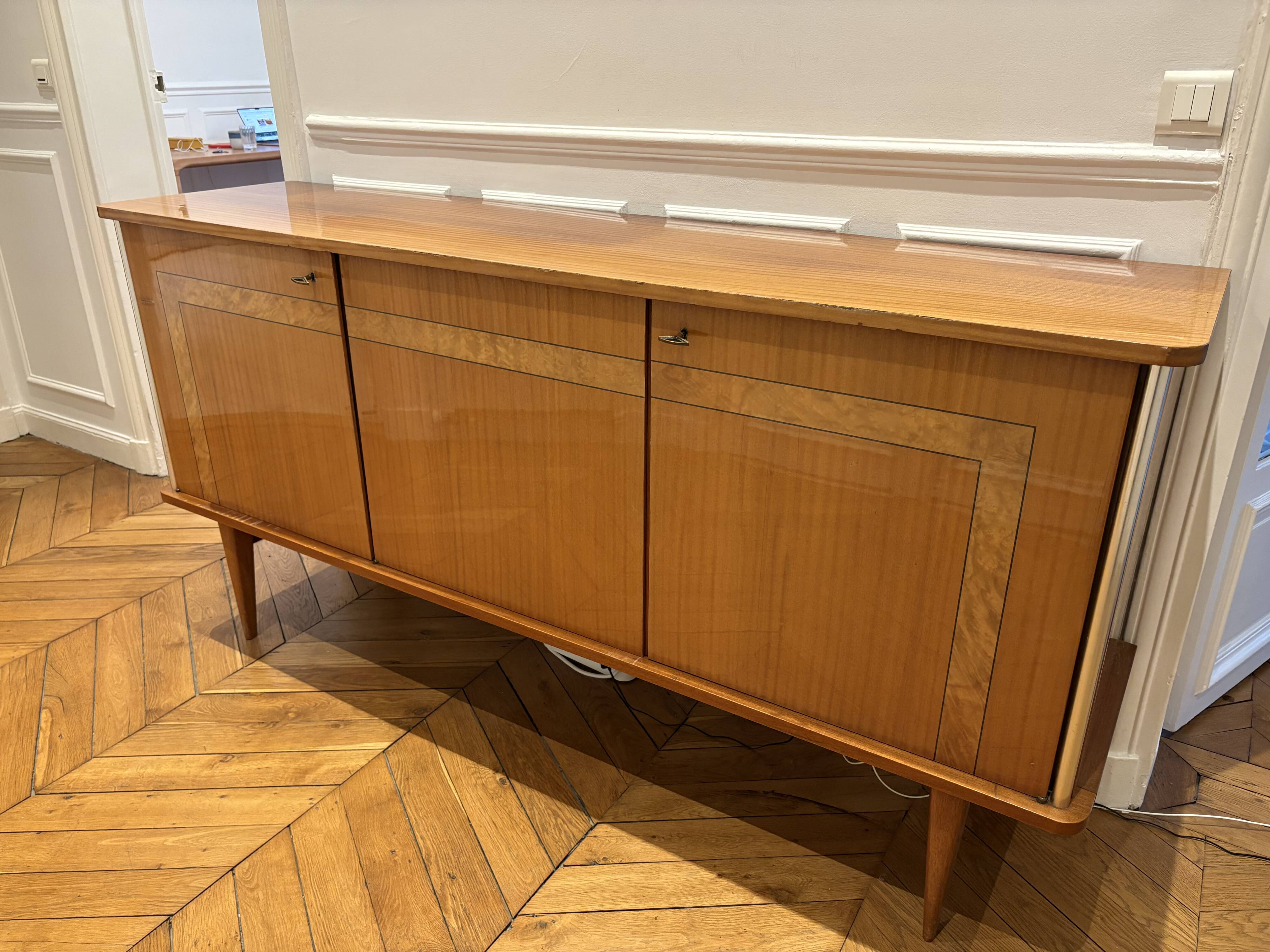 Vintage wooden sideboard