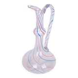 Blown glass ewer - murano - art nouveau - period: early 20th century