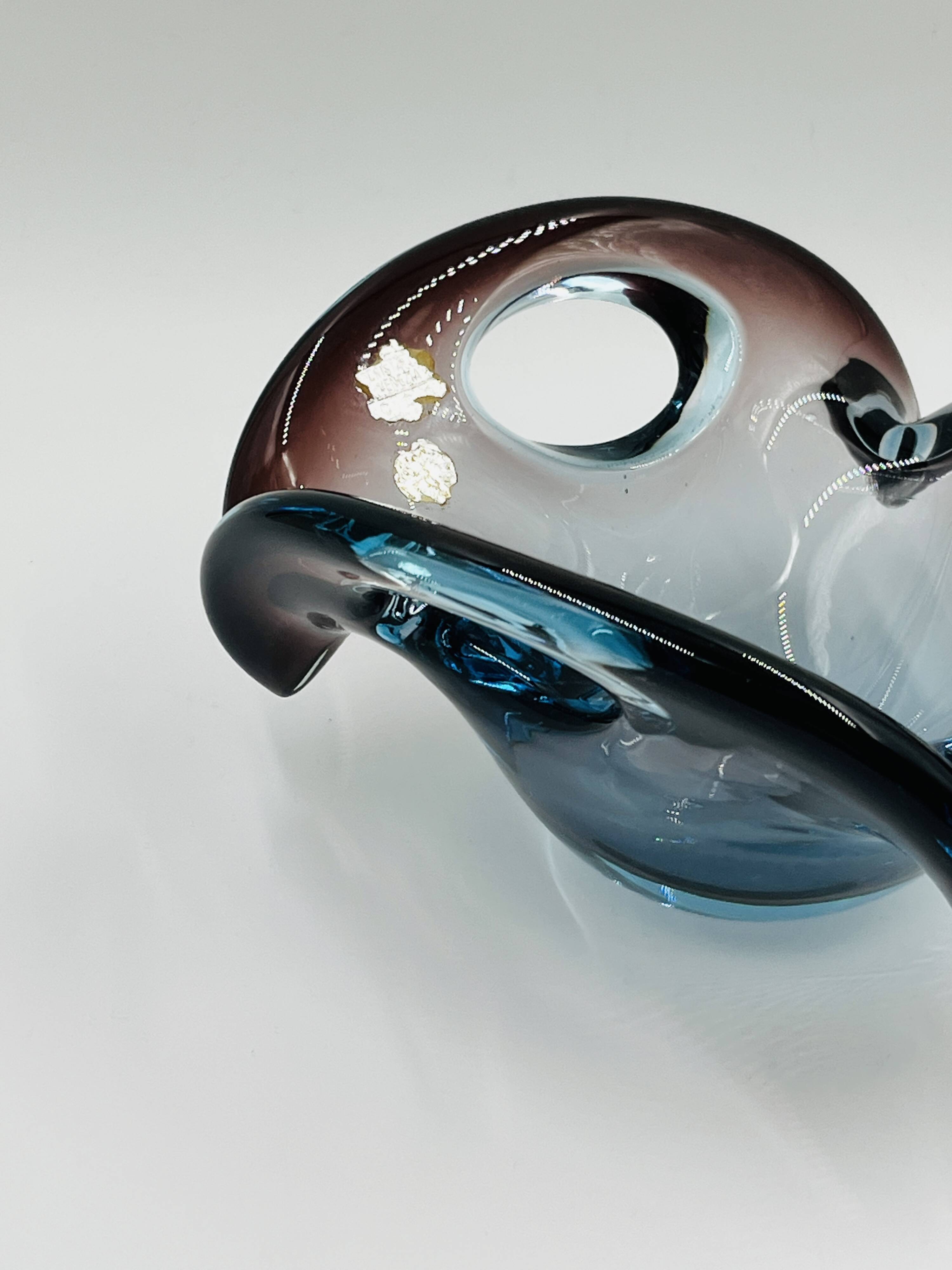 Murano Sommerso Ashtray Bowl – Flavio Poli for Seguso