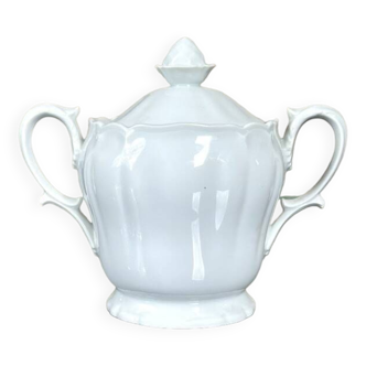 Vintage Limoges Porcelain Sugar Bowl - Tableware Accessory Coffee Service