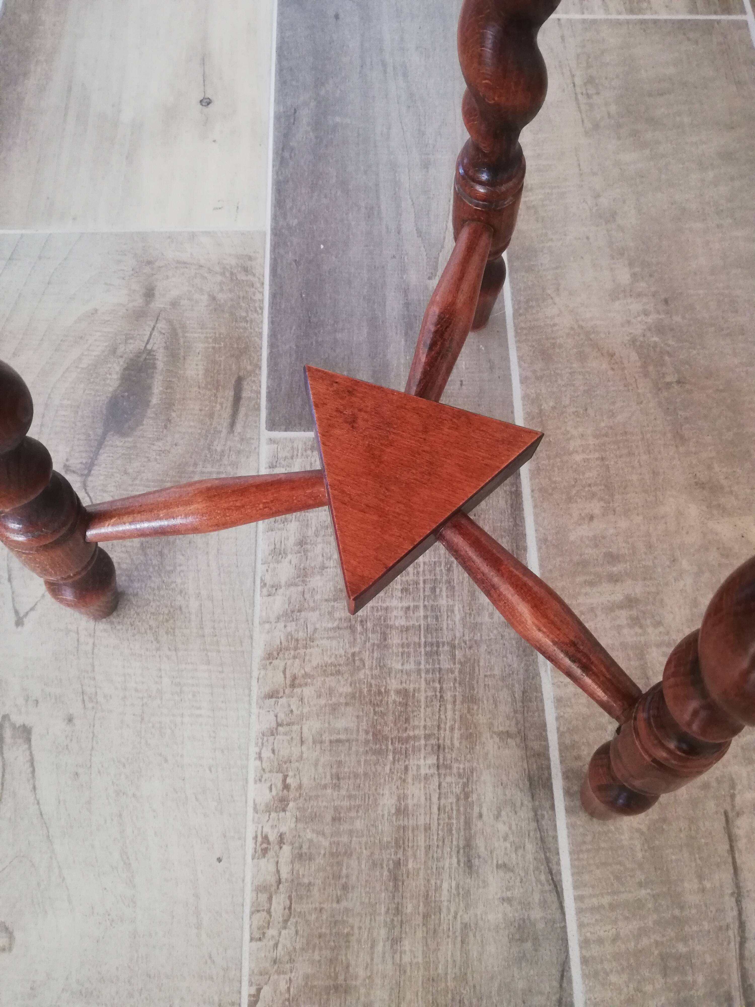 Vintage tripod stool