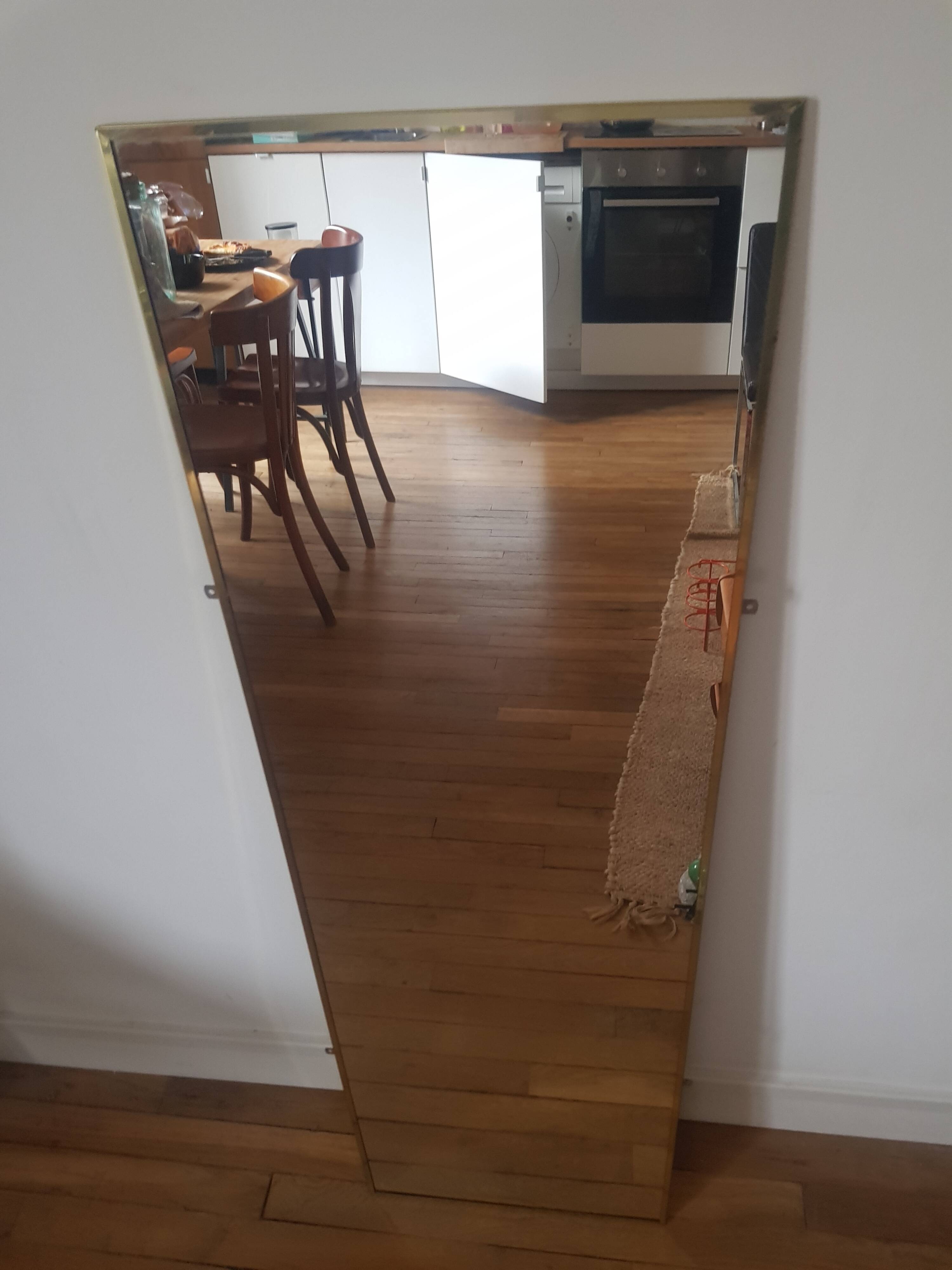 Vintage gold frame mirror