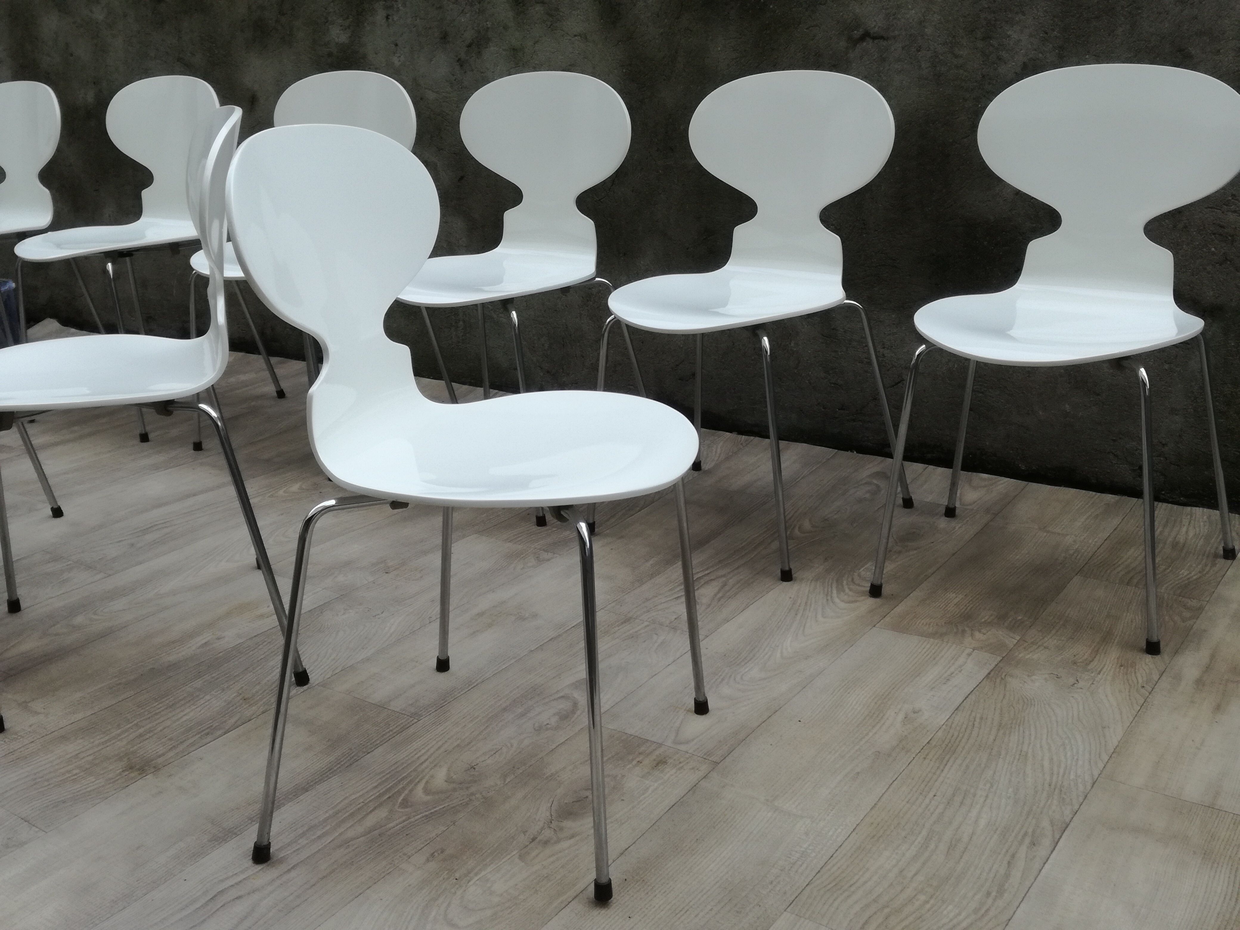 Series of 10 ant chairs by Arne Jacobsen, 1979