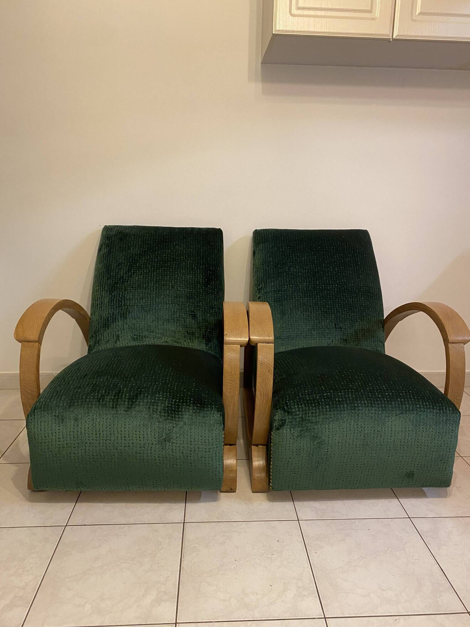 Art Deco armchairs