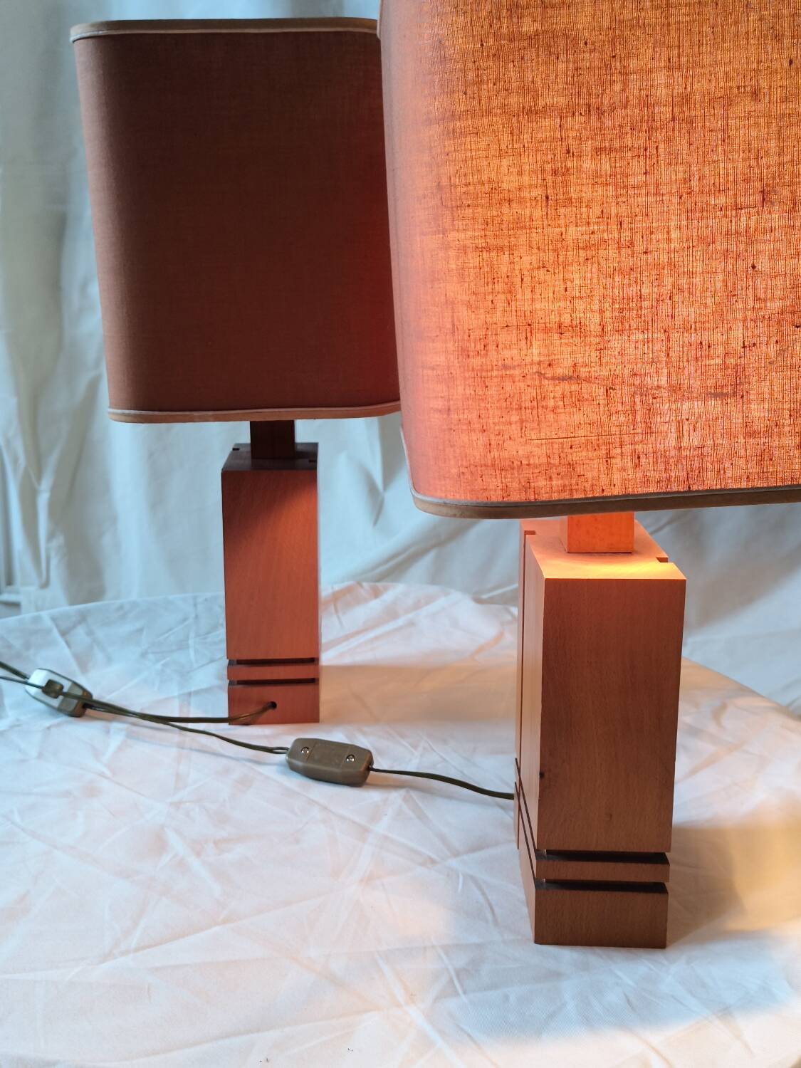 Wooden lamp 1970