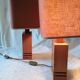 Lampe en bois 1970