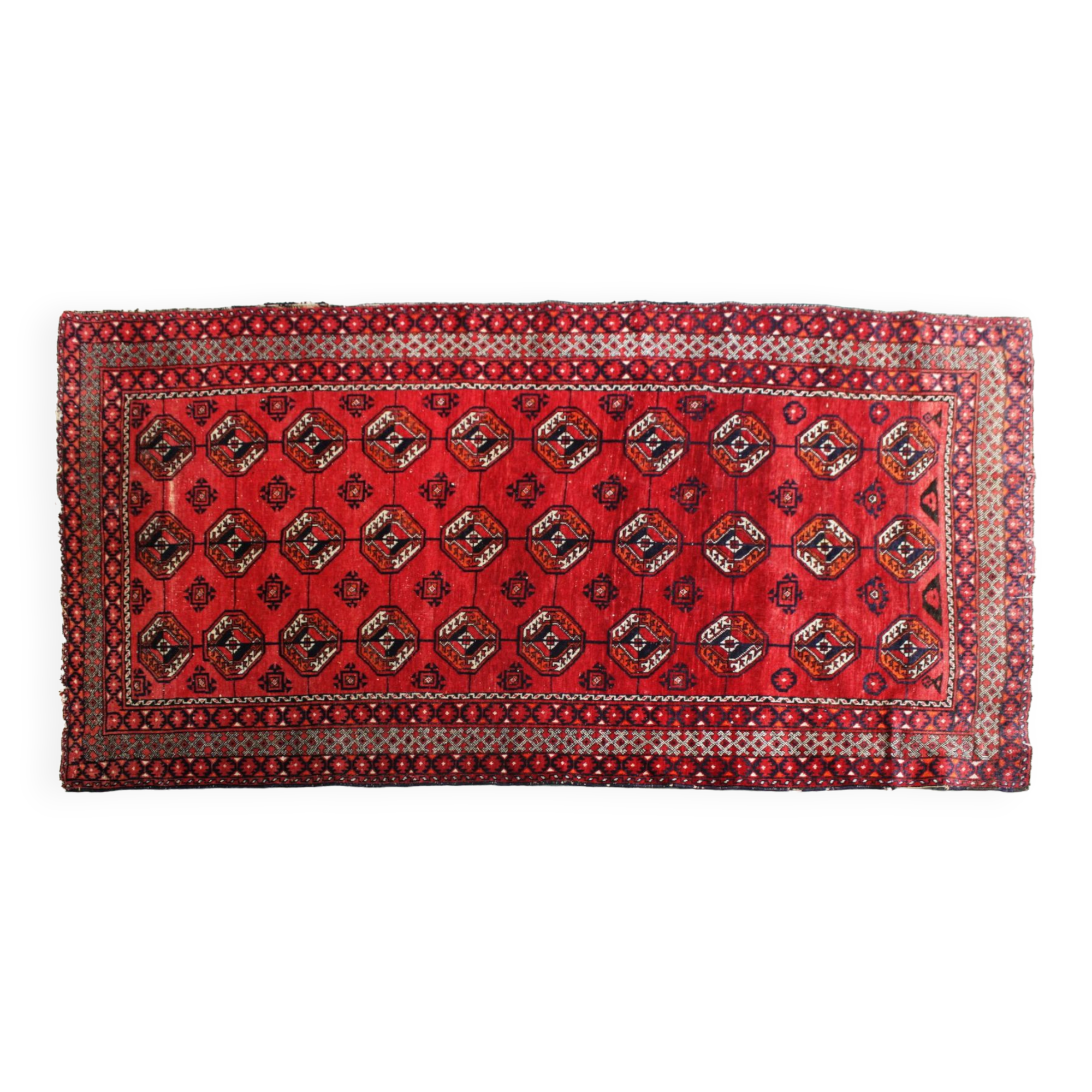 Tekke carpet, Turkmenistan, mid-20th century.