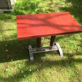 Bistro table 50s, top formica. 100 x 60 cm