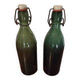 Two old beer bottles