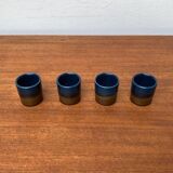 Verres à shots Brotzeit Studio Line allemands vintage en céramique de Rosenthal, lot de 4