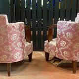 Pair of art deco armchairs