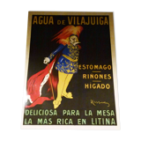 Original poster aigua de vilajuiga by leonetto cappiello