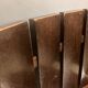 Chaises de salle à manger brutalistes et modernistes des années 70 en bois marron architectural