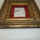 Frame XIX gilded stucco wood decoration acanthus leaves painting painting