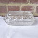 Butter dish from Reims in transparent glass