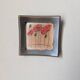 Handmade wall ceramic poppies bohemian countryside miniature