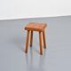 Vintage stool by Charlotte Perriand, Les Arcs, France