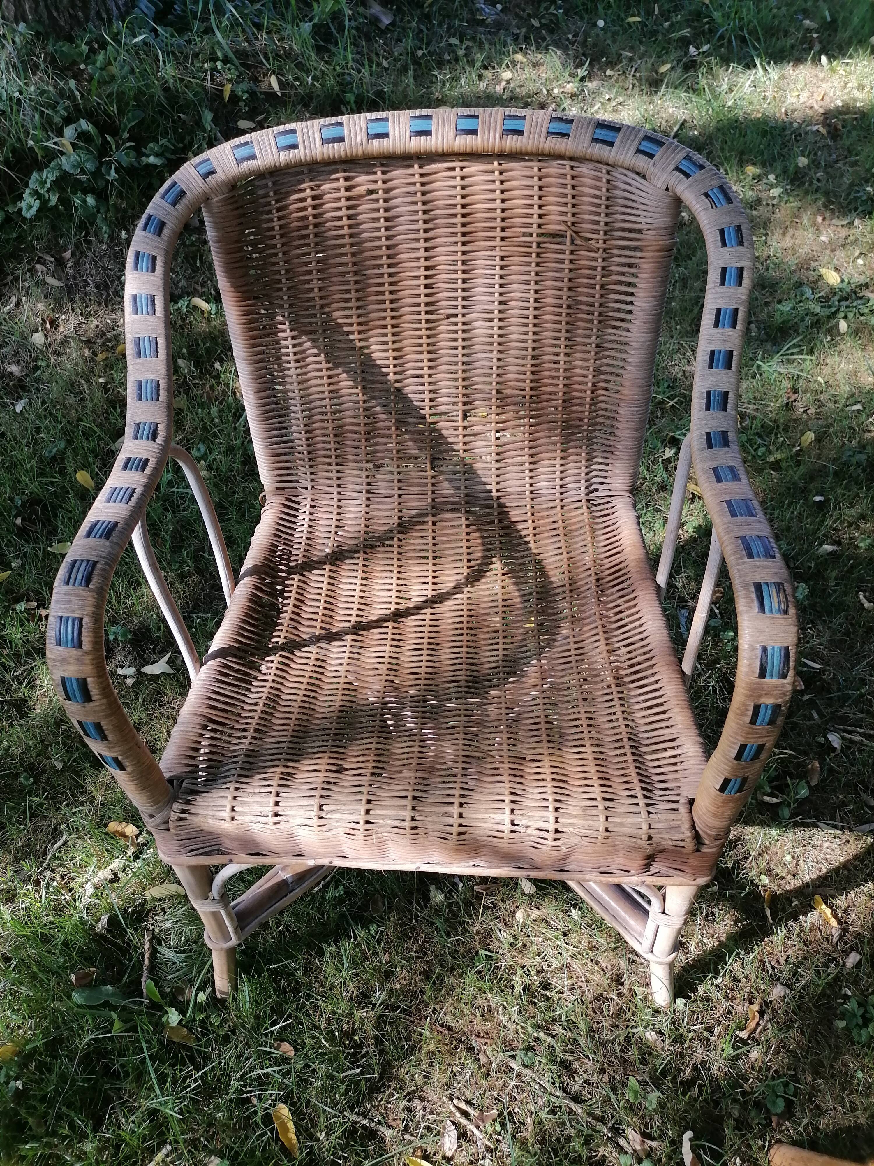 Garden rattan living room
