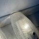 Set of two vintage Italian glass wall lamps