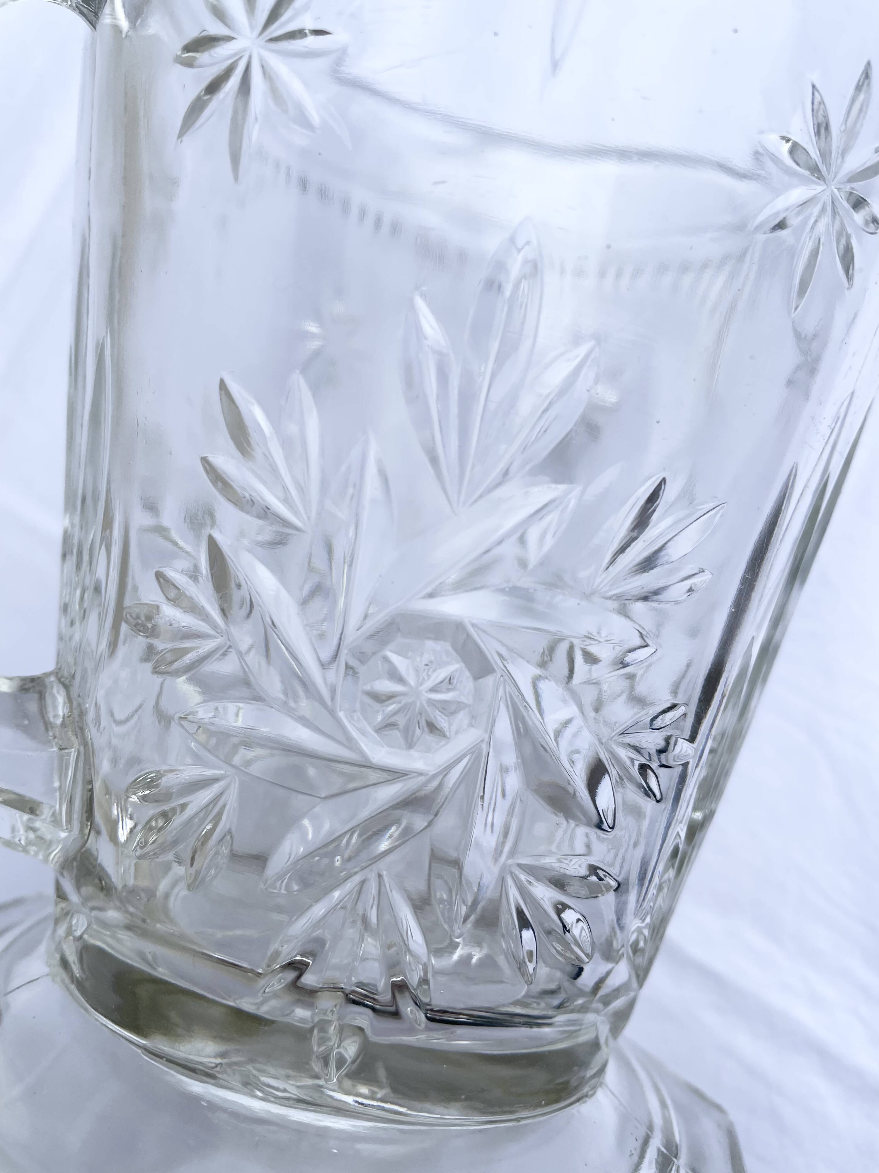 Cut glass jug Art Deco – 1950s