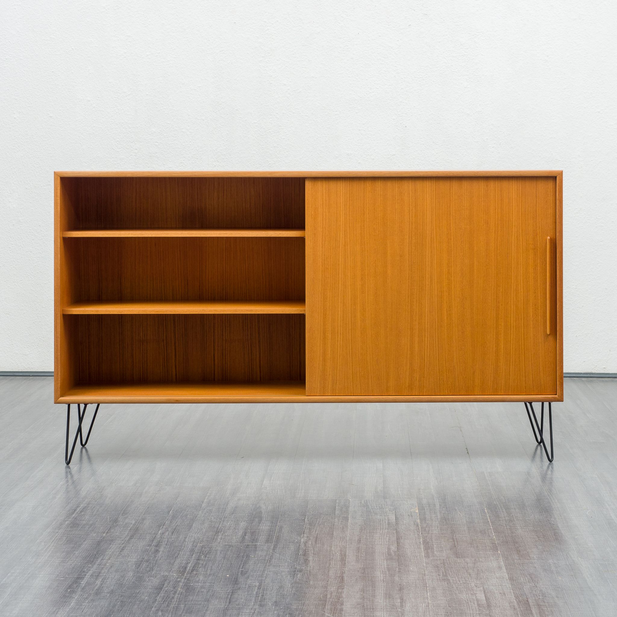 Vintage teak, metal feet, 60s