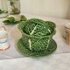 Mustard pot in cabbage slip
