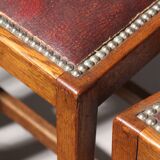 4 Art Deco Oak chairs