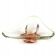 Mid-century modern fruit bowl, glass, designed by J. Hospodka, Czechoslovakia, 1960s