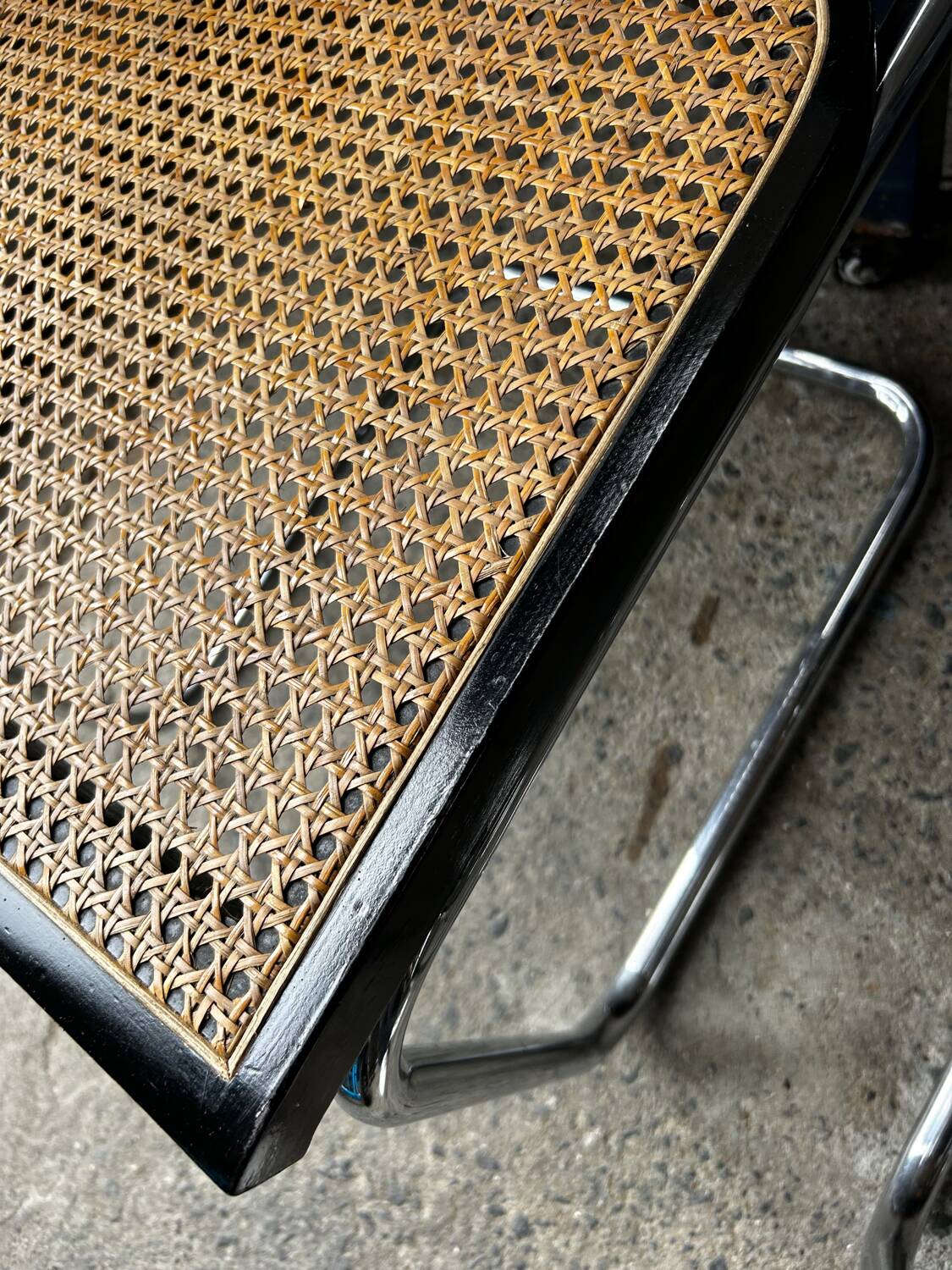 Set of 4 Cesca chairs by Marcel Breuer