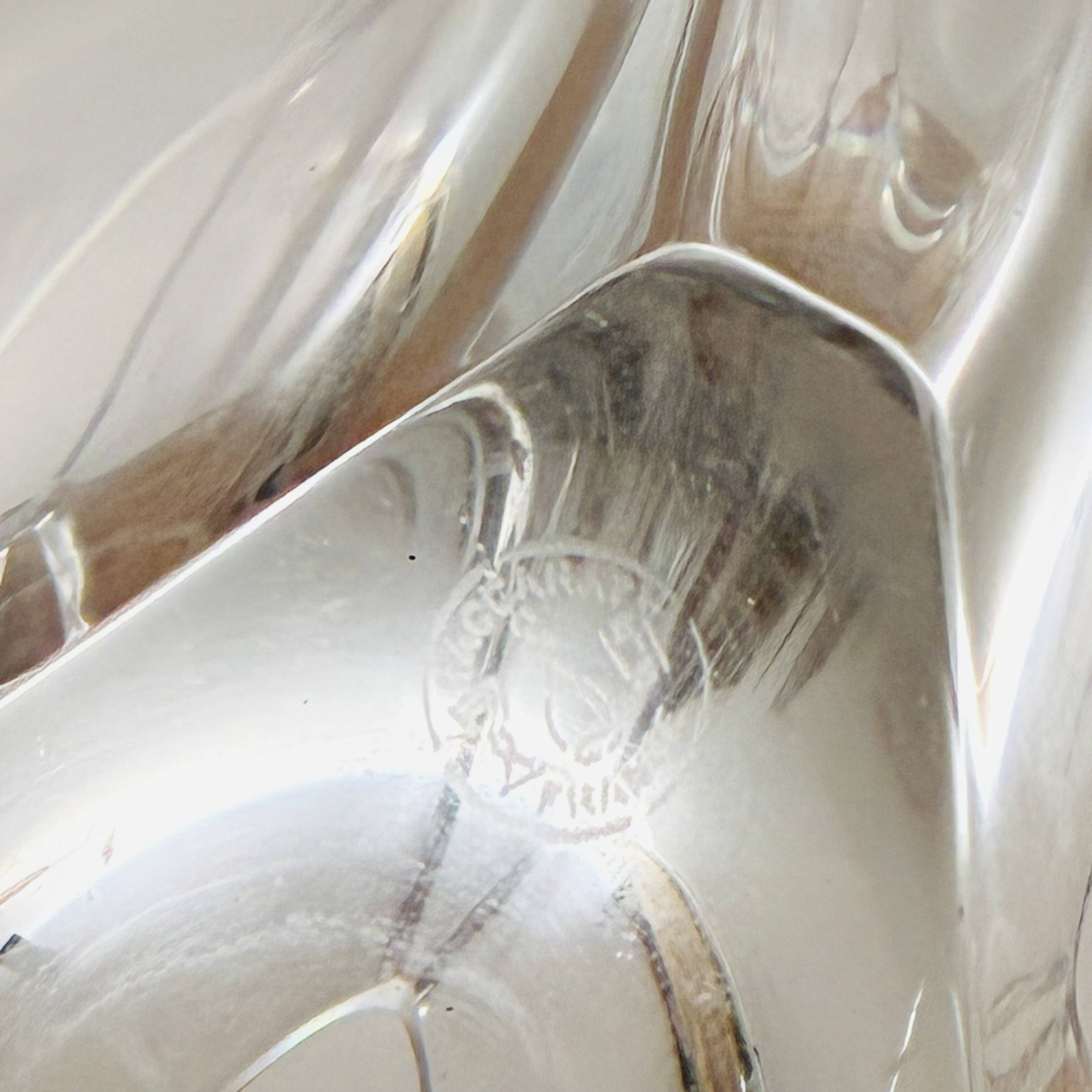 Baccarat crystal vase with gadroons – Collector’s item – Immaculate condition