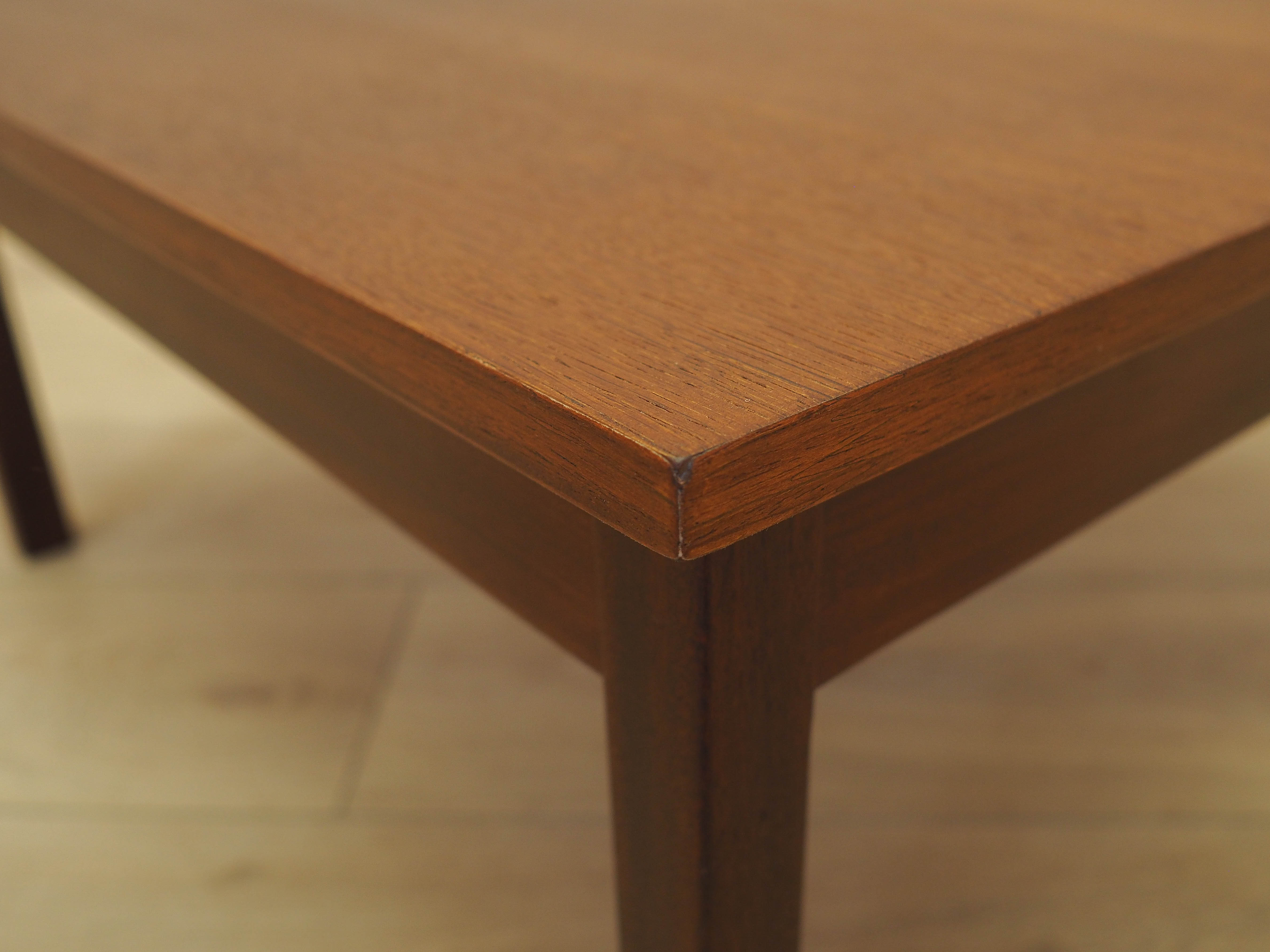 Table basse danoise en teck, années 1970