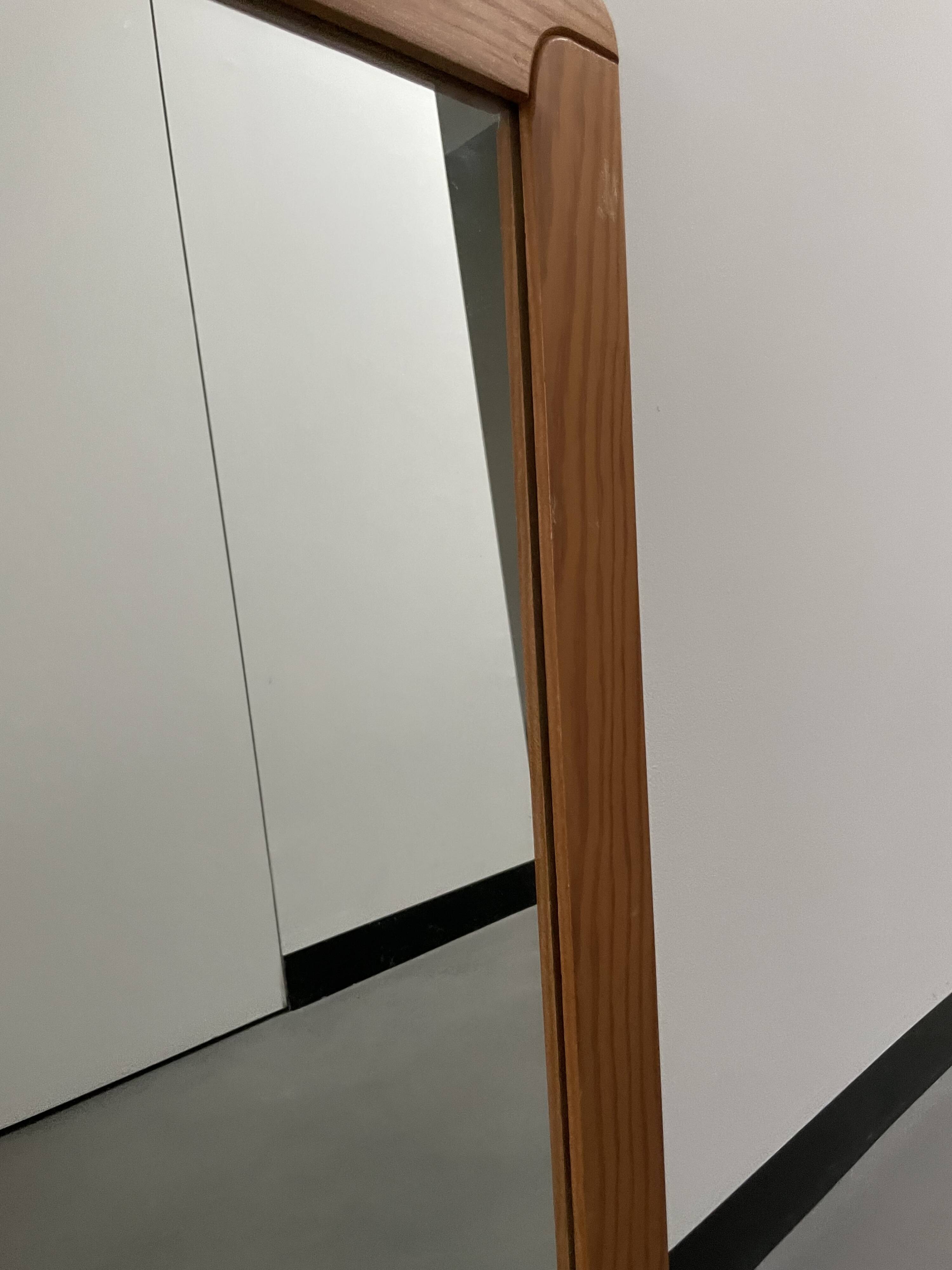 80s Regain pine mirror