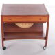 Danish Design Teak Wooden Side Table and Sewing Box,1960s