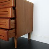 Danish teak chest of drawers 60s