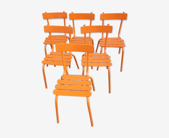 Chaises orange