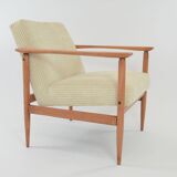 M ivory velvet armchair