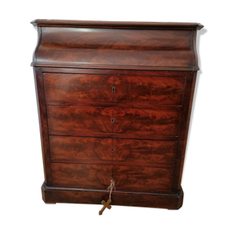 Old mahogany chest of drawers