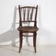 Antique Thonet bentwood chairs (circa 1920). Set of 4 pieces #14