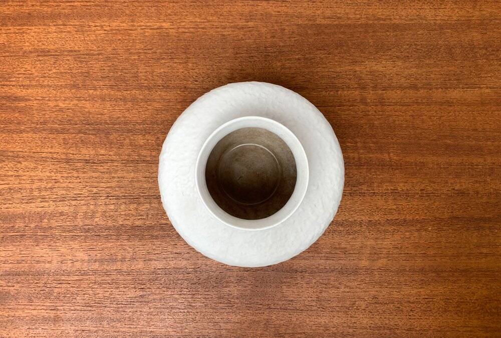 German ceramic vase mid-century style from Porzellanfabrik Metzler & Ortloff, 1960s