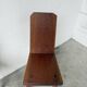Paire de chaises brutaliste en chêne 1950