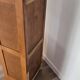 Gradiam oak curtained filing cabinet