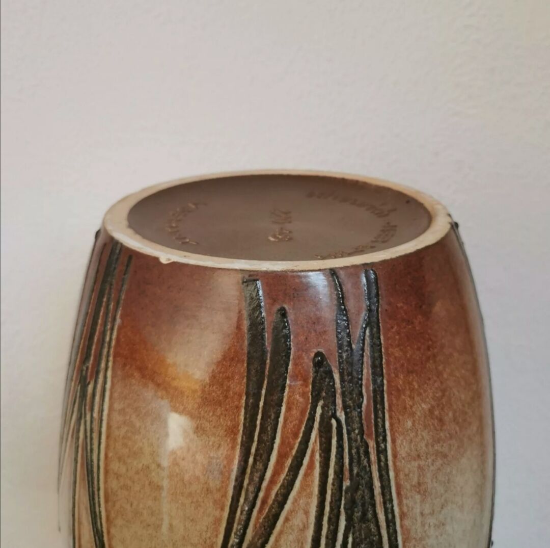 Vase West Germany Joncs