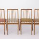 4 vintage dining chairs 1960s