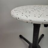 Upcycled school stool, 70s