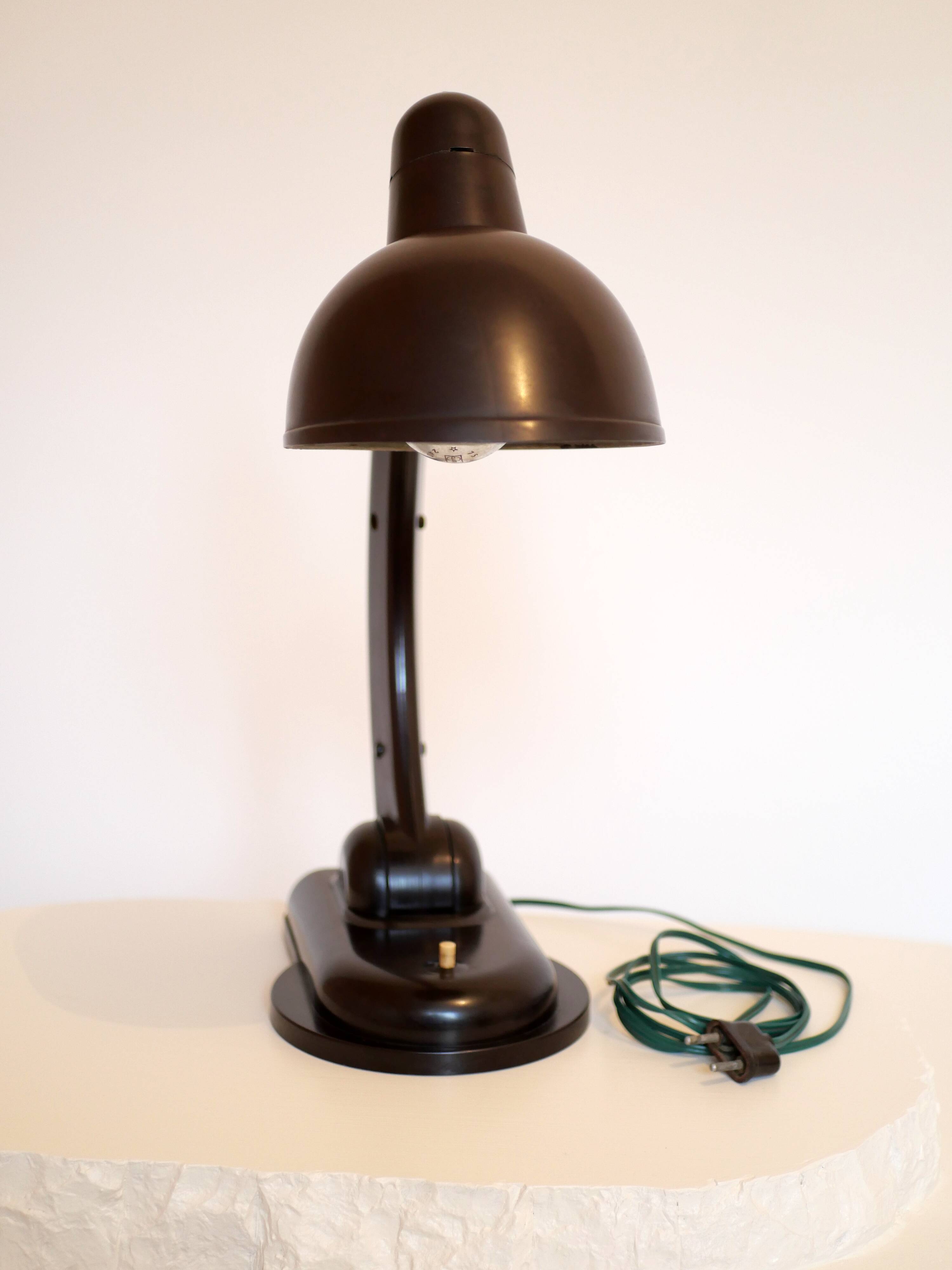 Lampe de bureau soviétique en bakélite