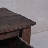 Antique Primitive Wooden Side Cabinet or Console